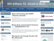 Tablet Screenshot of iesalfonsoxi.com